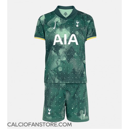 Maglia Calcio Tottenham Hotspur Terza Divisa Bambino 2024-25 Manica Corta (+ pantaloncini)